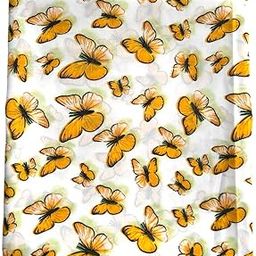 Khushboo Women's Multicolor Printed Crepe Unstitched Fabric (5 Meters) for Kurti, Gown, Skirts, Shirts, and Palazzo Dressmaking-picture-5