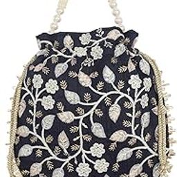 Women's Aria Round Embriodered Potli | Ladies Purse Handbag-image-22