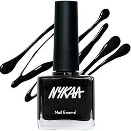 Nykaa Pop Nail Enamel - Black Licorice, No. 84 (9ml)-image-32