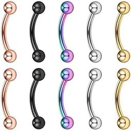 CALANDIS™ 9x10 Pieces 16G Stainless Steel Balls Eyebrow Ear Lip Navel Ring Piercing 10mm | Body Piercing Jewelry | Body Jewelry | Fashion Jewelry-image-91