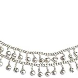 Original White Metal Chandi Gota Payal 9.50 Inch – Bajni & Chham Chham Style-image-28