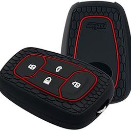 Keycare® Silicone Key Cover Compatible for Tata Punch EV,Altroz,Nexon EV,Punch,Tigor EV,Safari,Tiago EV,Nexon,Harrier,Tiago,Tigor 4 Button Smart Key (Black)-16