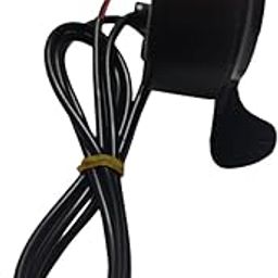 Universal Motorcycle Handlebar Switch with Red Button, Electric Bike Control Unit with Connector Cable, Black-picture-20