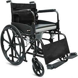 ARCATRON MOBILITY Reinventing Assisted Living By Frido|Fsc101 2In1 Foldable Wheelchair For Commode Use-Made In India,Lifetime Spare Parts Support-Easy Folding Mechanism,Steel Chassis & Rear Mag Wheels-image-62