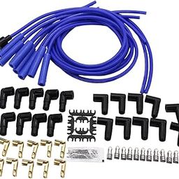 CALANDIS™ Spark Plug Wire Set Accessories Sturdy Convenient Assemble Replacement Parts Blue | Other Auto Tools & Supplies | Automotive Tools & Supplies-10