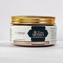 Charya Ayurveda Ubtan | Ayurvedic Skin Cleanser | Moisturizes Skin | Help to maintain oil balance | For all skin types | 50gm-10
