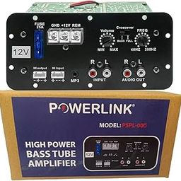 Powerlink Solar 12V Mono Channel 120W Car Multi Channel Amplifier Stereo Power, Bass Sub Woofer Kit, Class AB, Mosfet Power Supply For Basstube, Enclosure, Under-seat Enclosure, Woofers & Sub-Woofers-0