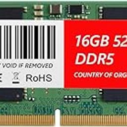 16GB DDR5 5200MHz Laptop RAM SODIMM - Next-Generation Performance - 1 Year Warranty-24