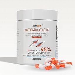EXYMO Artemia Capsule 60 | Artemia Egg | All Life Stages, Brine Shrimp Eggs Capsules 95% Hatching in 24 Hours-image-53