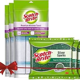 Scotch Brite Kitchen Towel and Scrub Pad Large (Pack of 3) (H18-4870)-image-66