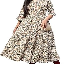 Women's Cotton Relaxed Fit Anarkali Kurta-picture-26