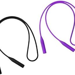 2pcs Silicone Eyeglass Strap Sports Elastic Glasses Sunglass Cord Holder-image-24