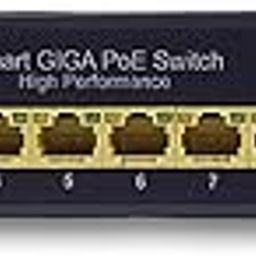 Kinelec 10 Port PoE Switch Gigabit-8 Port PoE*100/1000Mbps+2 Port RJ45 Uplinks 1000Mbps, 802.3af/at, Metal- 2 Year Warrant-27