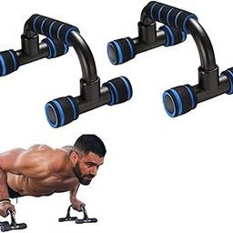 Zordik- Pushup Bar Push-Ups Stands Bars with Cushioned Foam Handle T Shaped for Upper Bodybuilding Chest Muscles Training Home Gym Exercise Equipment For Men Women-picture-14