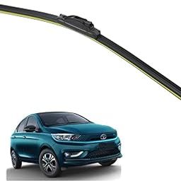 STHIRA® 24 Inch Flat Car Wiper Blade Silicone Car Windshield Wipers Frameless Wiper Blade Mute, Universal & Easy Install Wipers for Car Single PC with Adaptors for All Japanese & European CAR & SUV-13