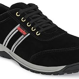 Kavacha Suede Leather Steel Toe Safety Shoe memory foam, S207 Size:9-image-78