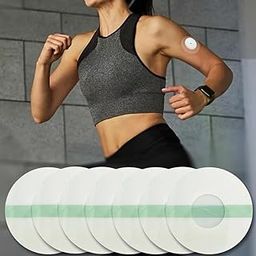 20 Pcs Self-Adhesive Patch for Freestyle Libre 3 Sensor Covers Waterproof-ransparent, Long-Lasting,No Glue on Center, Non-Irritating,Continuous Protection During Sports-14