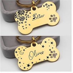 Luigi Customized Name and Address tag for Pet,Engraved Name ID Tag for Dogs,Stainless Steel Bone Dog Tag,Personalised Puppy Dog Tag,Dog ID Tag-picture-32