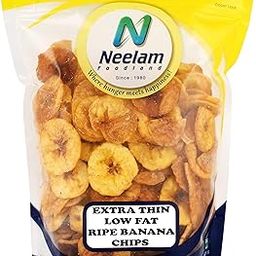 Neelam Foodland Extra Thin Low Fat Banana Chips RIPE Banana, 400g-image-28