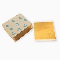 Rajisthani vibes Gold Metallic Foil Sheets, 14 x 14 cm, 30 Sheets, Decorative Paper for Art and Craft Projects-image-81