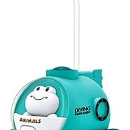 FunBlast Table Lamp - Rechargeable Desk Lamp with Pen Holder & Sharpener, Study Desk Light for Study Home/Room/Office (Pack of 1 Pcs) (Green Frog)-image-52