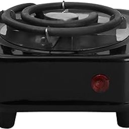 DEE SONS Hot Plate Hookah Electric Coal Burner/Stove Radiant Cooktop Powder Coated Manual Electric Hot Plate Induction Cooktop Stove (DS-HP-BKMN)-image-77