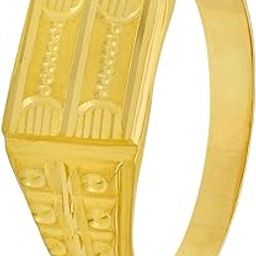 Malabar Gold and Diamonds Gold Ring for Men|Ring for Birthday, Wedding, Anniversary & Valentine's Day Gift-image-100