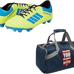 Charged Sports Bag Bouclier Stay Hungry Junior Grey With Gowin Football Shoe Destroyer Cyan Size-6-image-64
