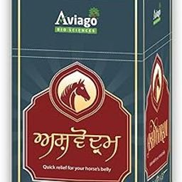 AVIAGO BIO SCIENCES ASHVODARAM 250gm Equine Probiotic Supplement | Gut Health Formula for Horses-image-27