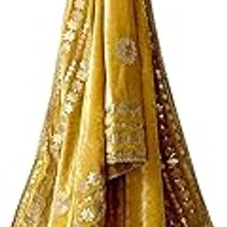 Velvet Gotapatti Eembroidered Work Dupatta For Women and Girls Traditional Wedding Dulhan Fancy Ritual Chunni Length 2.25m Width 75cm-image-56