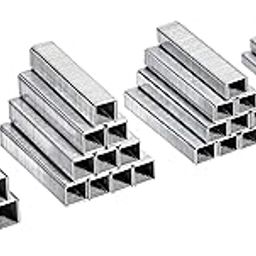 amazon basics Staple Set - 4000 Count - 6mm, 8mm, 10mm, & 12mm staples - Multi Pack, Each Pack of 1000-24