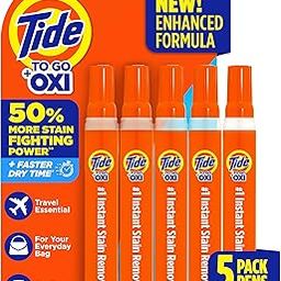 Tide Stain Remover for Clothes, Tide To Go Pen, Instant Stain & Spot Remover for Clothes, Travel & Pocket Size, 5 Count-image-25