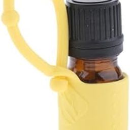 UJEAVETTE® 10x5ml Empty Refillable Essential Oil Bottles Case with Silicone Sleeve Yellow-15