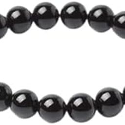 ManakGems Hakik Stone Original Bracelet for Women & Men AAA++ Natural Black Agate Stone Bracelet Black Agate Bracelet Certified Kala Haqiq Stone Bracelet for Wearing-image-41