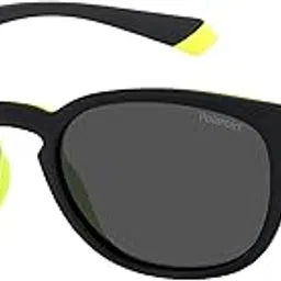 polaroid Sunglasses | Grey Lens | Black Frame | Full Rim Panthos Shape Branded Latest and Stylish Polarized Eyewear | 100% UV Protection | Men Sunglasses| Size Small | 20484671C52M9-picture-8