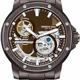 Automatic Brown Dial Stainless Steel Strap Watch for Men-KCWGY0033704MN-45