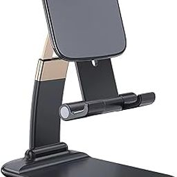 HOLOQUITY Adjustable Portable Cell Phone Stand |Desktop Adjustable Cell Phone Stand | Mobile Stand Holder | Mounts for Desk | Mini Tablet Mobile Stand |Desktop Tablet Stand Compatible with Smartphones-19