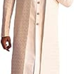 Men's Silk Blend Ethnic Wear Sherwani-image-82