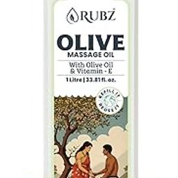 Rubz Olive Massage Oil | Moisturizing & Nourishing Body Massage Oil for Men & Women | Best for Aromatherapy & Full Body Spa | 1 Litre-image-23