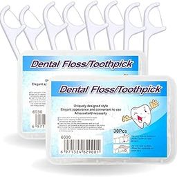 SNULOZA 2-in-1 Dental Floss & Toothpick Set – Oral Care Flosser for Clean Teeth & Healthy Gums (30 Pcs)-14
