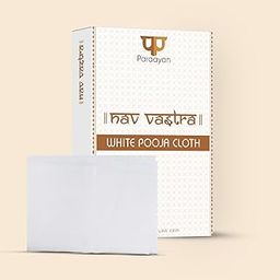 Paraayan Safed Vastra for Pooja | 1.25 Meters | White Cotton Pooja Cloth | Symbolizing Purity and Divine Blessing | Pack of 1 (White Pooja Cloth)-image-43