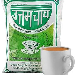 UTTAM TEA Garden Fresh Assam Tea UTTAM TEA, Chai Patti, Tea, Loose Tea Leaves, Original & Pure Tea (500 Gm)-image-74
