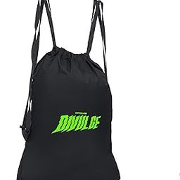 DIVULGE Drawstring Daypack Bag Sports Backpack Gym Bag, Backpack and Multi Utility Bag for Running, Sports, Cycling and Outdoors -(Black)-7