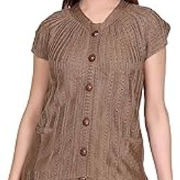 Half Sleeves Winter wear Cardigan for Women-image-16