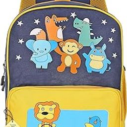 Kids PU School Bag Baby Girl Preschool Ideal for Baby Boy & Girl Picnic Bags (2-5 Years)-picture-36