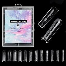 Havilah 2 Boxes Nail Crystal Rapid Light Therapy Extension Nail Model, Model: 120 PCS 01-image-86