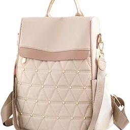 ™ Backpack Purse Satchel Bag Holder Zipper Rucksack for Ladies Traveling Women Khaki | Womens Handbags & Bags-image-26