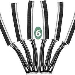 UCRAVO 6 Pcs Multifunctional Crevice Cleaning Brush, Gap Cleaning Brushes, Bathroom Gap Brush, Hard Bristle Cleaner Scrub Brushes, Dead Corners Gap Brushes for Bathroom Kitchen Tiles Window Slots-image-10