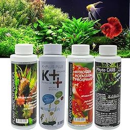 COLOURFUL - Aquatic Remedies 4-in-1 Plant Care Combo: Plant Health 120ml + Plant Food 120ml + K++ 120ml + Phyto Carb 100ml – Comprehensive Aquarium Plant Nutrition-image-11