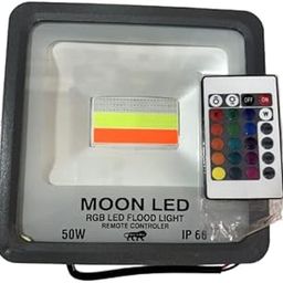 LED RGB Light, 50W, IP66 Waterproof, Multi-Colour with Remote Control, 120° Beam Angle-image-60